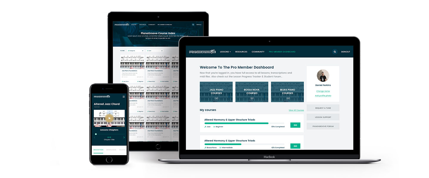 PianoGroove on any device