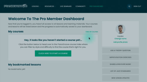 Signing Into The Pro Dashboard