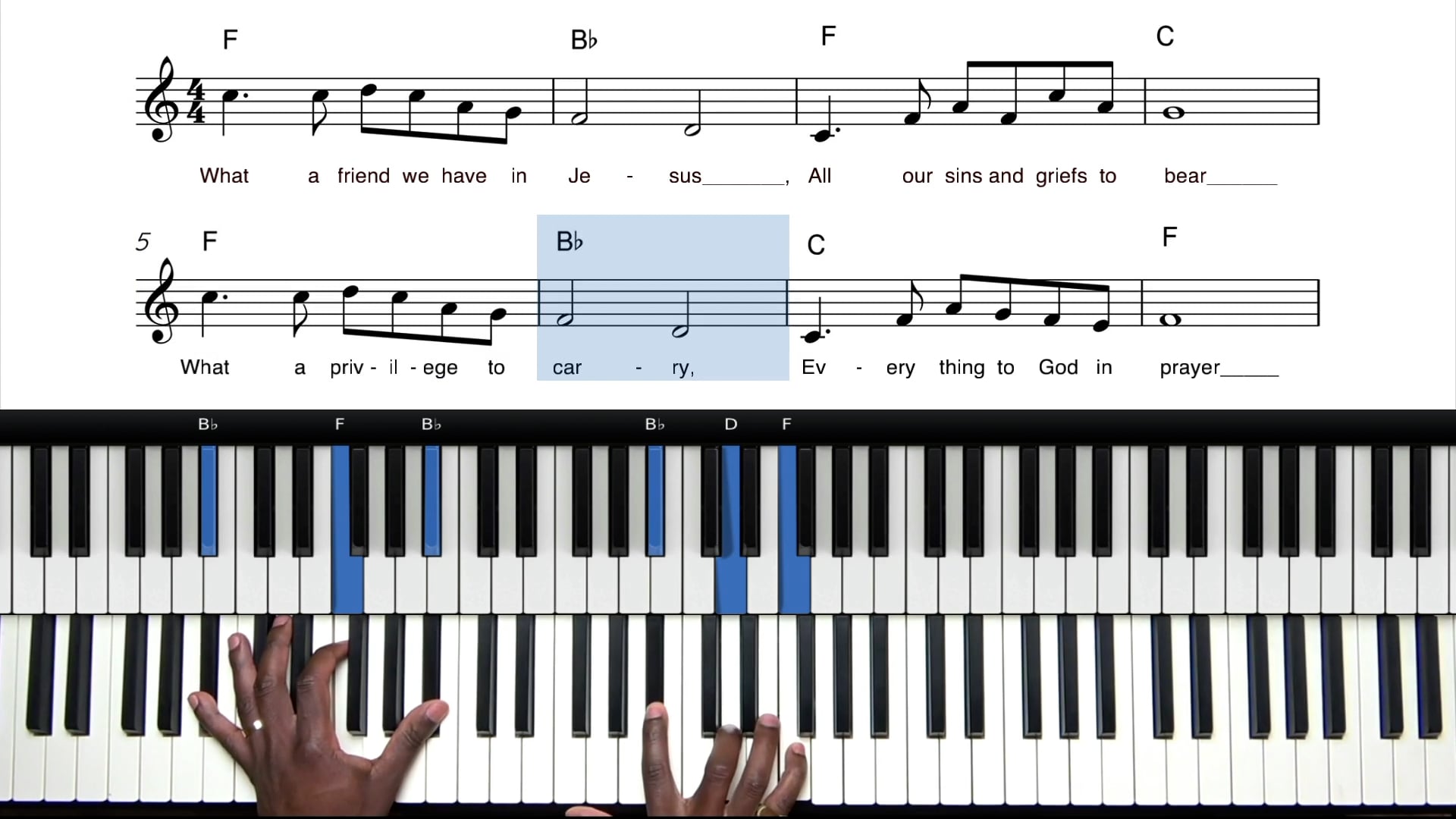 How To Play Hymns On Piano Jazz & Gospel