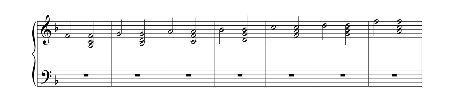 Harmonising-F-Major-Scale