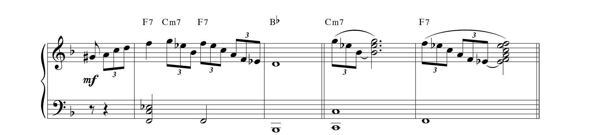 piano soloing with arpeggios