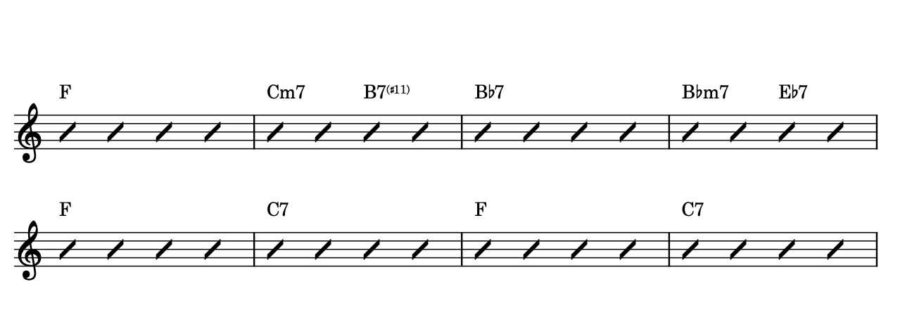 8 Bar Blues Chord Reharmonisations